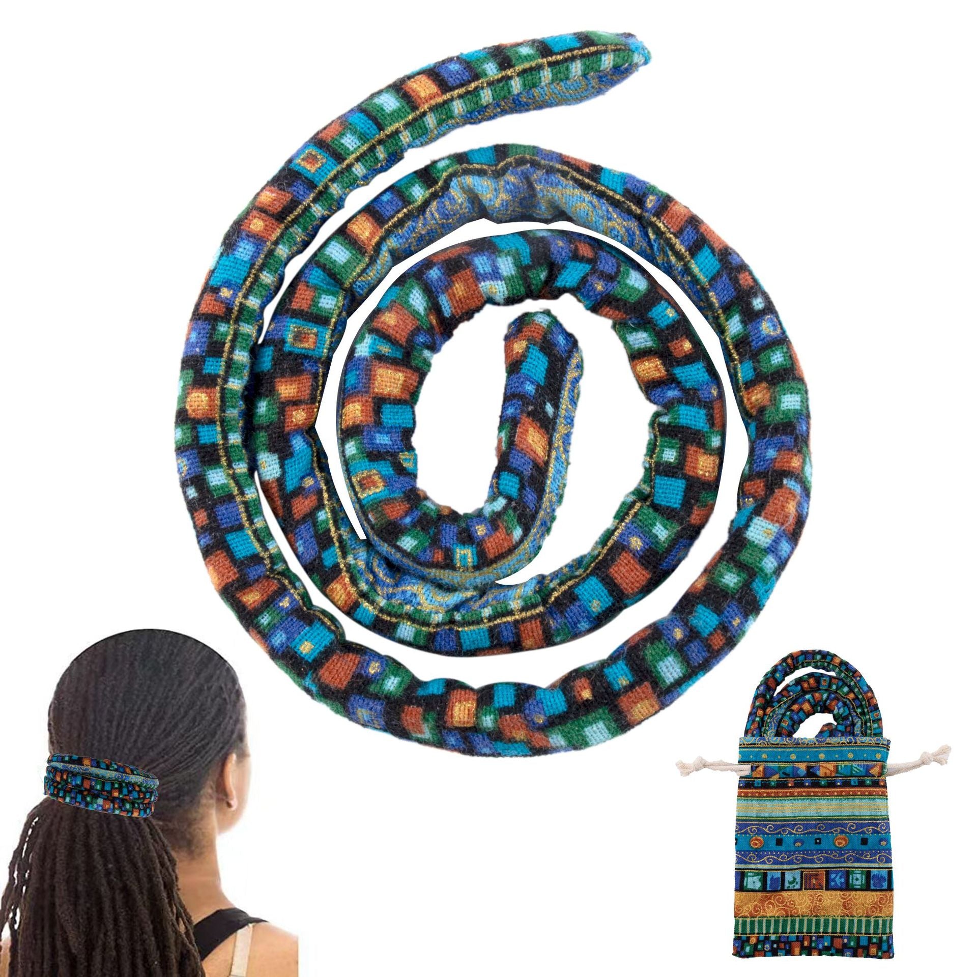 Accesorios de rastas étnicas de tela al por mayor